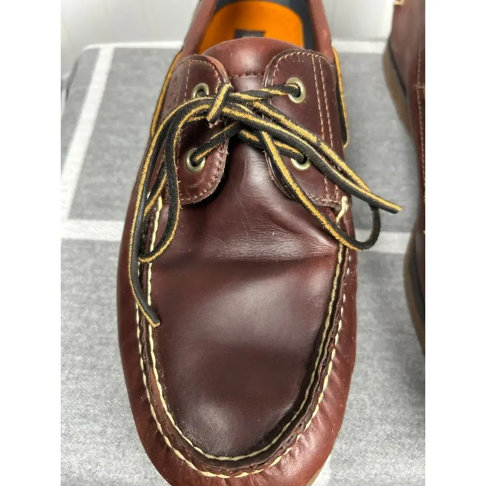 Timberland Mens Brown genuine Leather made in Brazil Shoes, Size: 15 M  #25077